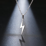 Stainless steel lightning necklace