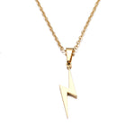 Stainless steel lightning necklace