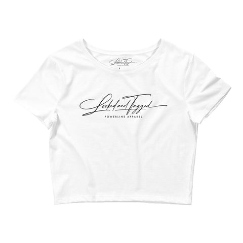 Crop Top - Bolt Back Signature - White