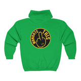 Hooded Zip Up - Mandate This - Yellow - Up To 5xl