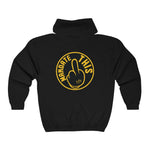 Hooded Zip Up - Mandate This - Yellow - Up To 5xl