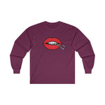 Long Sleeve - Cotter Lips - Red