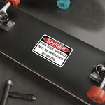 Sticker - DANGER - This tool should not be operated by Idiots