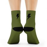 Socks - Simple Bolt Socks - Military G