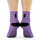 Socks - Simple Bolt Socks - Purps