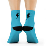 Socks - Simple Bolt Socks - Blu