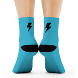 Socks - Simple Bolt Socks - Blu