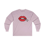 Long Sleeve - Cotter Lips - Red