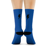 Socks - Simple Bolt Socks - Blues