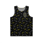 Sleeveless - The Crest - NAB - Black and Yellow