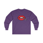 Long Sleeve - Cotter Lips - Red