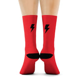 Socks - Simple Bolt Socks - Red