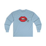 Long Sleeve - Cotter Lips - Red