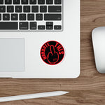 Sticker - Mandate This - Round Black/Red