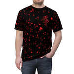 Short Sleeve - Year 3 Premium - Splatter - Red/Black