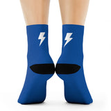 Socks - Simple Bolt Socks - Blue