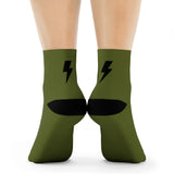 Socks - Simple Bolt Socks - Military G