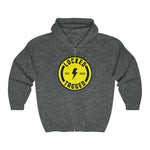 Hooded Zip Up - Back Bolt - Yellow