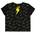 Crop Top - Slanted NAB Crop - Black