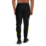 Pants - Slanted Straight Up Joggers - Black/Yellow