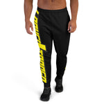 Pants - Slanted Straight Up Joggers - Black/Yellow