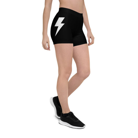 Shorts - Her Bolt Shorts - Black