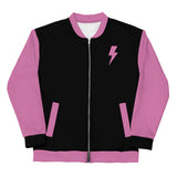 Jacket - Badge Bomber - Black/Pink