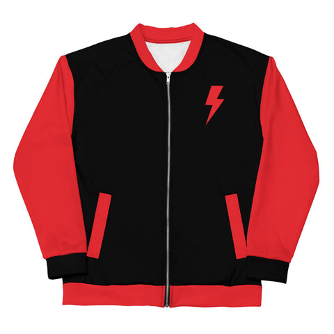 Jacket - Badge Bomber - Black/Red