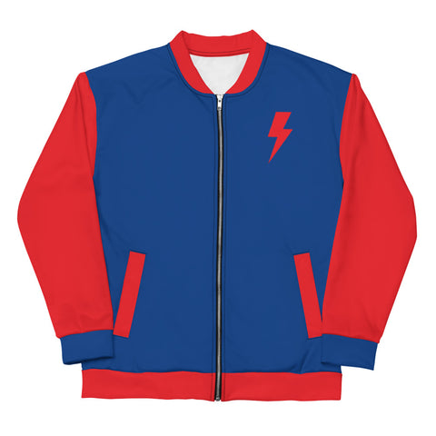 Jacket - Badge Bomber - Blue/Red