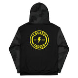 Hoodie - Bolt Badge Sleeved Hoodie - Black/Black Camo