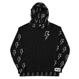 Hoodie - Bolty Grungy - Black