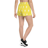 Shorts - Polk-a-Bolt Short Shorts - Yellow
