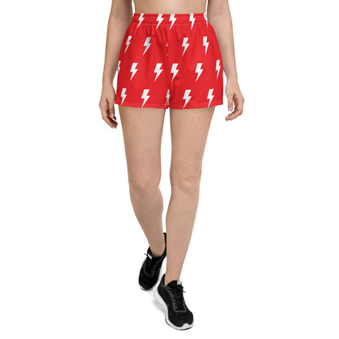 Shorts - Polk-a-Bolt Short Shorts - Red