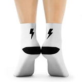 Socks - Simple Bolt Socks - White