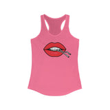 Casual Top - Cotter Lips - Red
