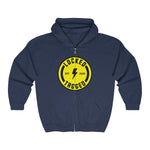 Hooded Zip Up - Back Bolt - Yellow