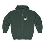 Hooded Zip Up - Mandate This - Green Camo