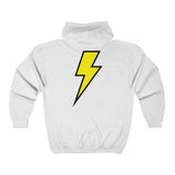 Hooded Zip Up - Back Bolt - Yellow