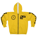 Hooded Zip Up - The Stunner - Yellow