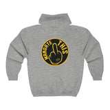 Hooded Zip Up - Mandate This - Yellow - Up To 5xl