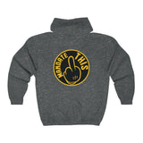 Hooded Zip Up - Mandate This - Yellow - Up To 5xl
