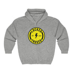 Hooded Zip Up - Back Bolt - Yellow