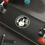 Sticker - Mandate This - Round Green Camo