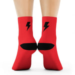 Socks - Simple Bolt Socks - Red