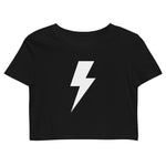 Crop Top - Bolt Crop Top - Black