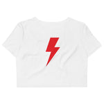 Crop Top - Cotter Lips - White