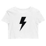 Crop Top - Bolt Crop Top - Black