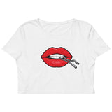 Crop Top - Cotter Lips - White