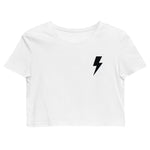 Crop Top - Simple Bolt - White