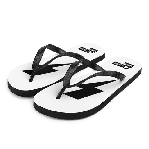 Flip-Flops - Bolt Floppers - White